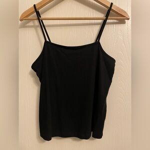Wild Fable black spaghetti strap top women’s size large. Black square neck top